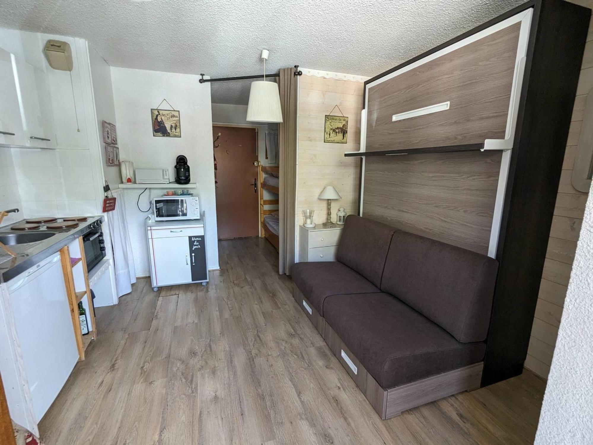 Studio Cabine Pour 3 Personnes Avec Balcon Ouest, Au Centre De Valloire, Proche Commerces Et Ski - Fr-1-263-461 Apartment Ngoại thất bức ảnh